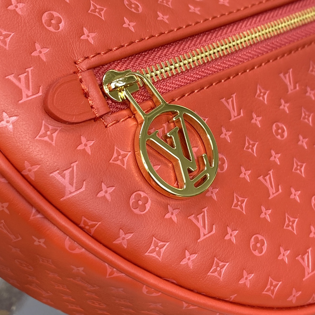 Bagsaaa L0vis Vvtt0n Loop H27 Calfskin Red - 23 x 13 x 6 cm