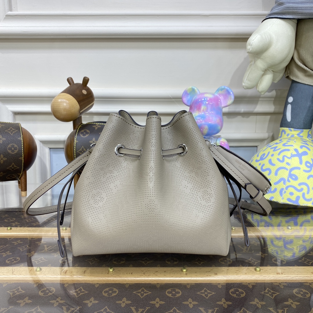 Bagsaaa L0vis Vvtt0n Bella Mahina Gray Gris Souris - 19 x 22 x 14 cm