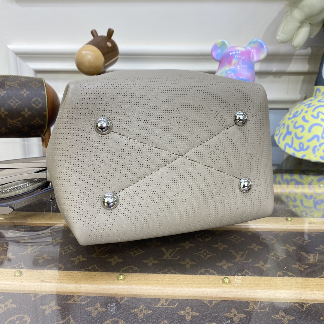 Bagsaaa L0vis Vvtt0n Bella Mahina Gray Gris Souris - 19 x 22 x 14 cm