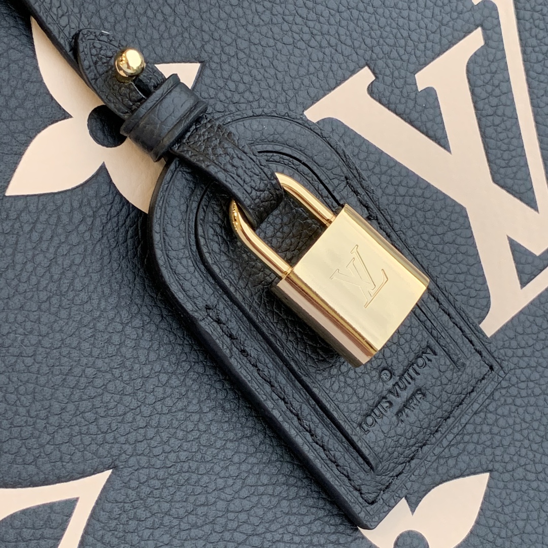 Bagsaaa L0vis Vvtt0n Petit Palais Black/beige - 29 x 18 x 12.5 cm