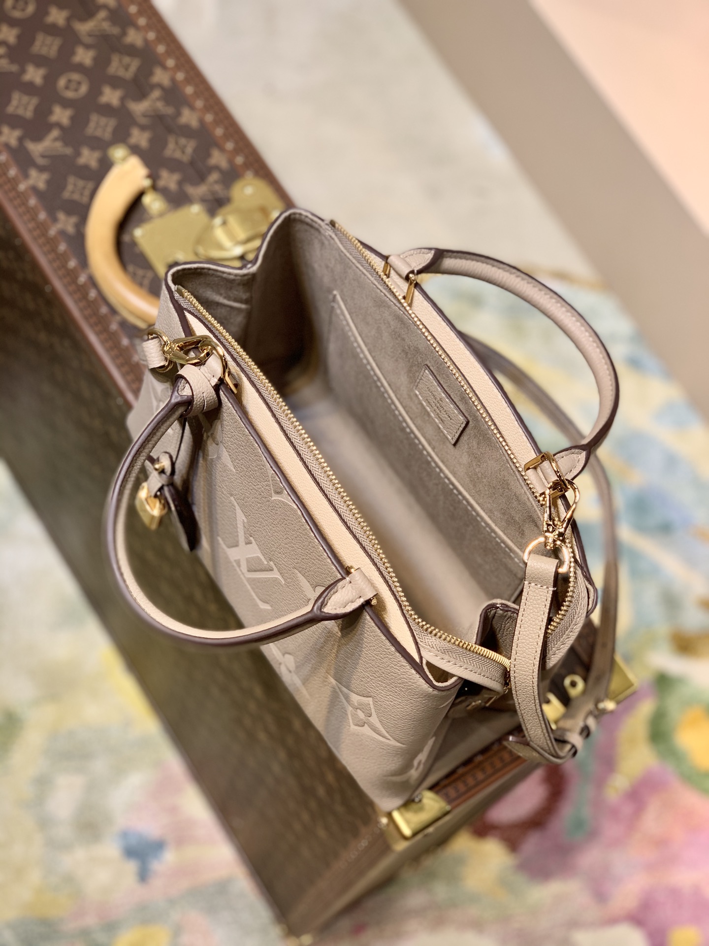 Bagsaaa L0vis Vvtt0n Petit Palais Tourterelle beige - 29 x 18 x 12.5 cm