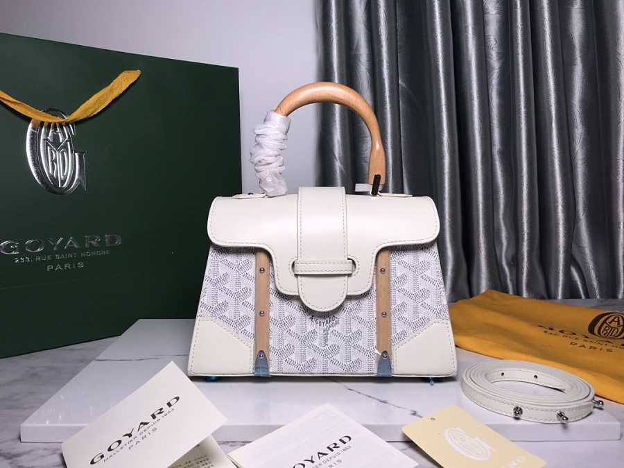 Bagsaaa G09ard Saigon PM Structured Bag White - 21*14*8.5cm