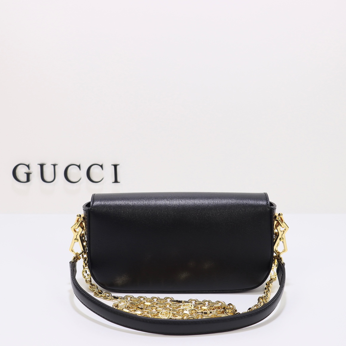 Bagsaaa Gvc*1 Horsebit 1955 Shoulder bag in black - W24cm x H13cm x D5.5cm