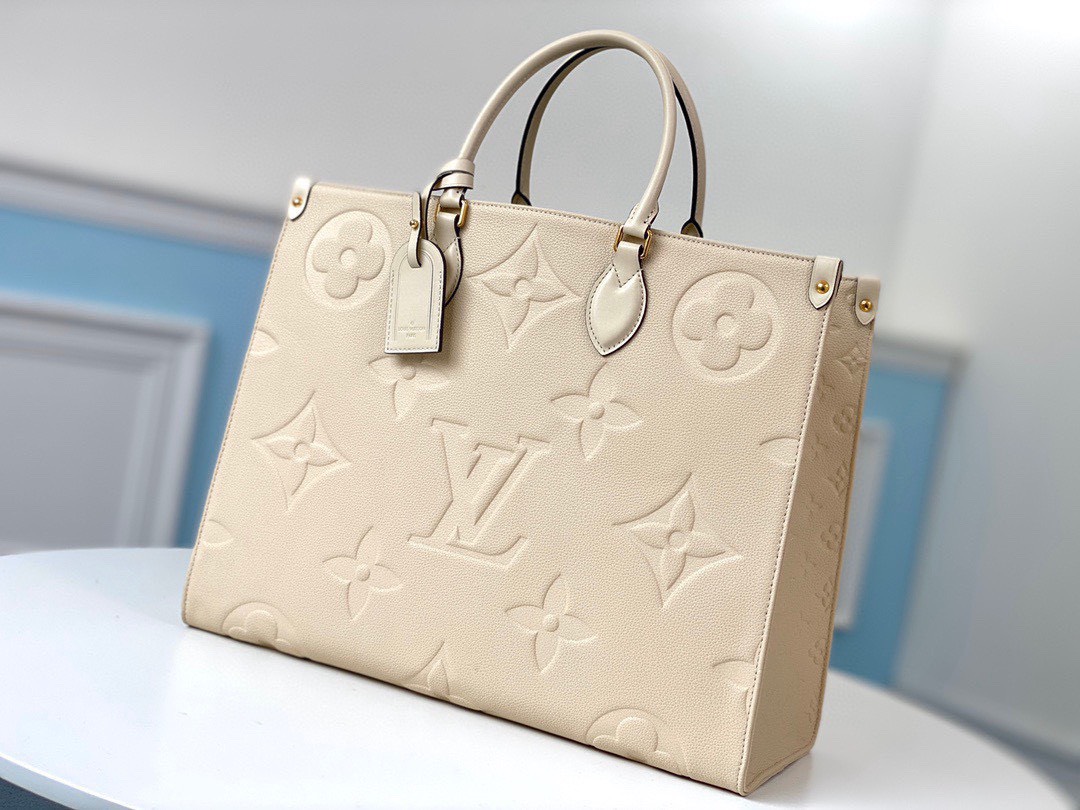 Bagsaaa L0vis Vvtt0n Onthego GM Cream Bag - 41x34x17cm