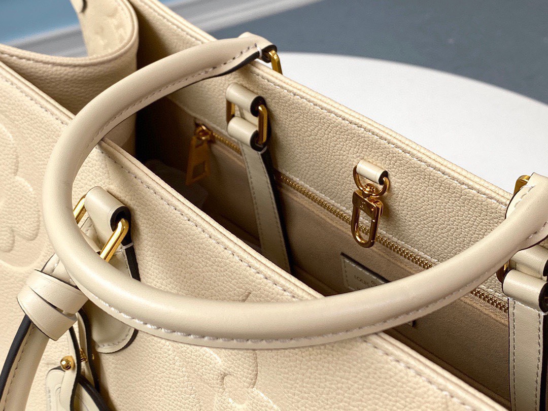 Bagsaaa L0vis Vvtt0n Onthego GM Cream Bag - 41x34x17cm