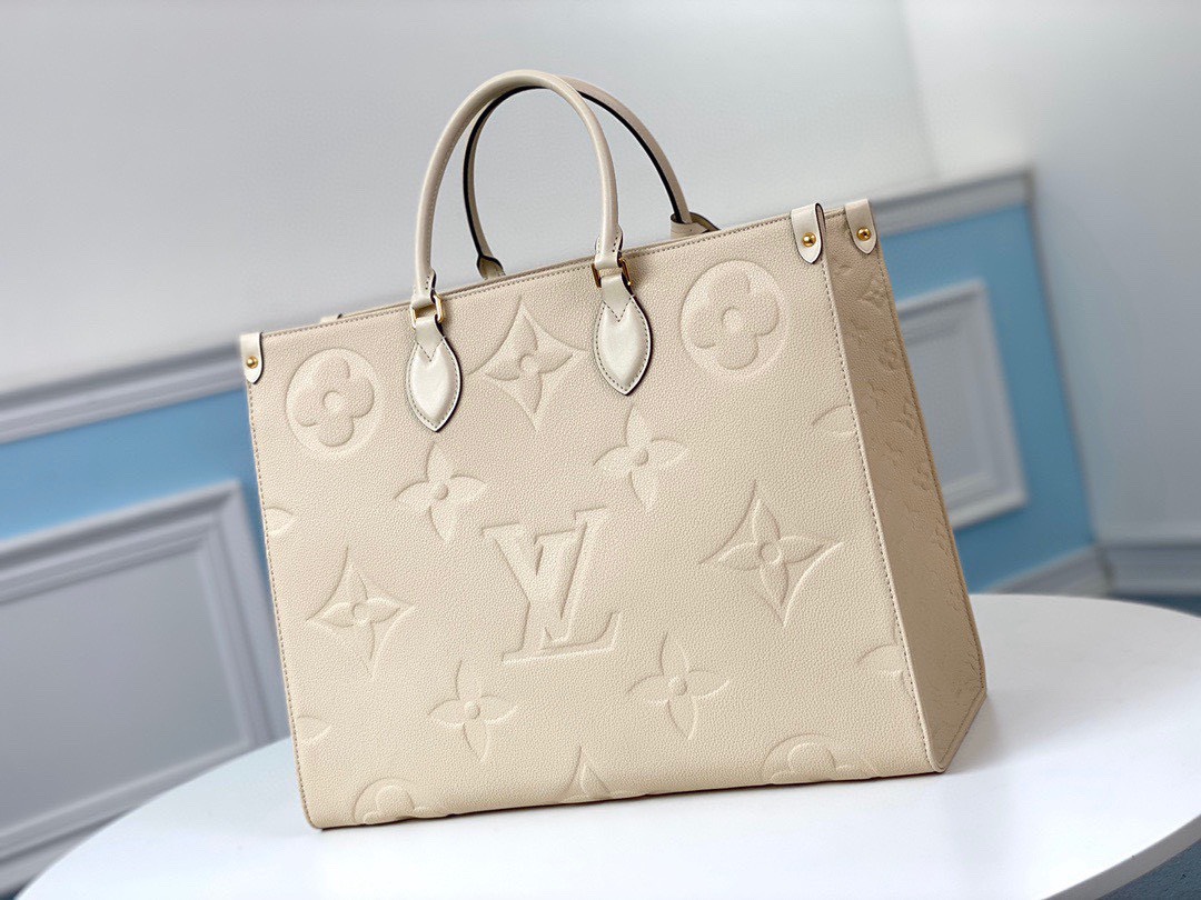 Bagsaaa L0vis Vvtt0n Onthego GM Cream Bag - 41x34x17cm