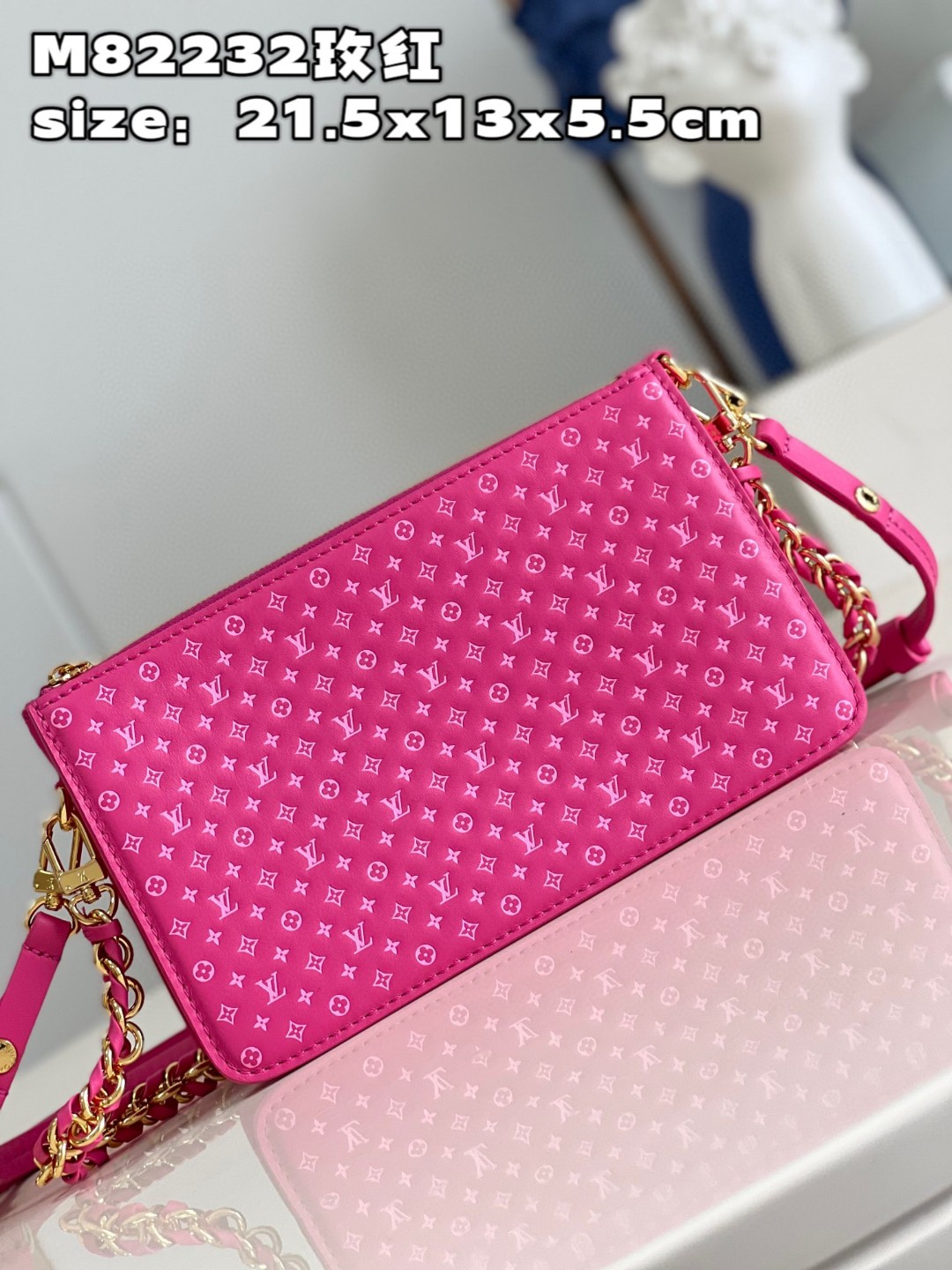 Bagsaaa L0vis Vvtt0n Lexington Pouch Pink - 21.5 x 13 x 5.5 cm