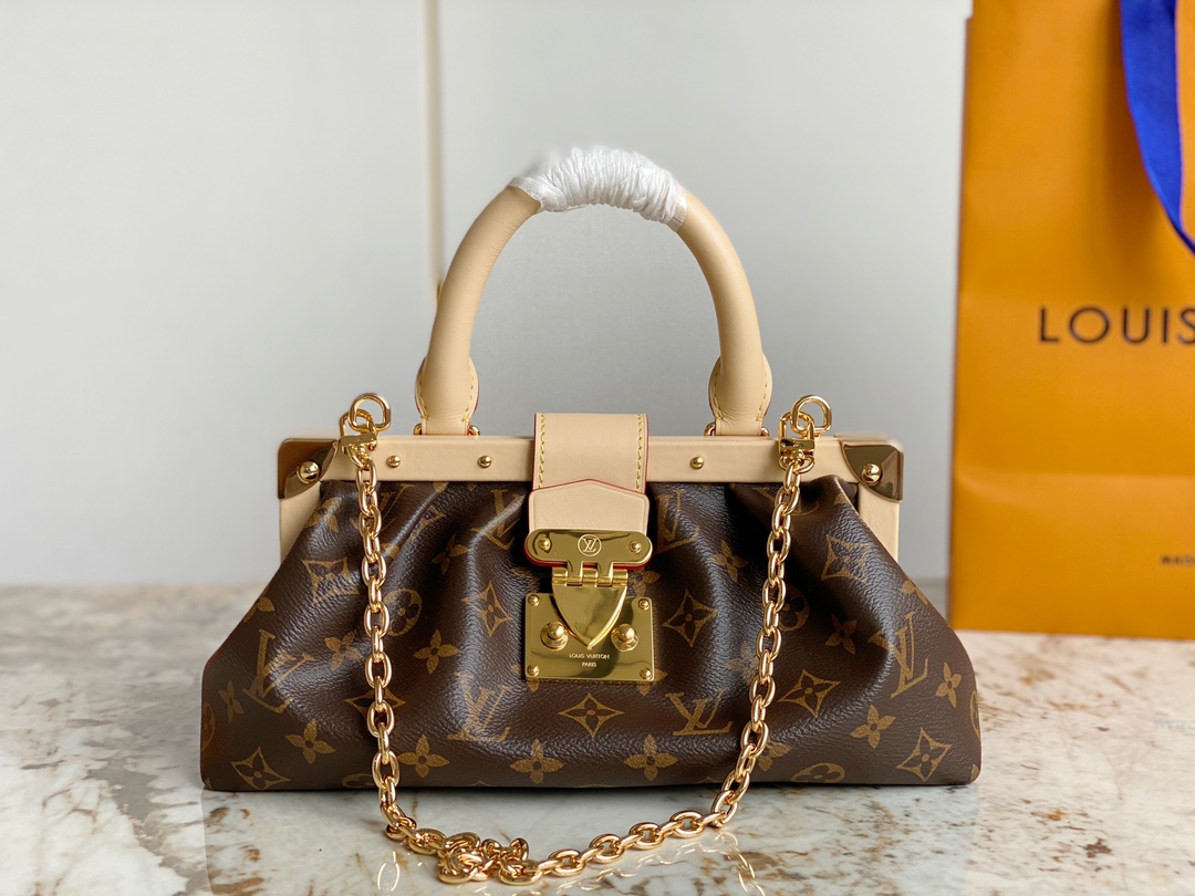 Bagsaaa L0vis Vvtt0n Monogram Clutch Bag - 28 x 14 x 10 cm