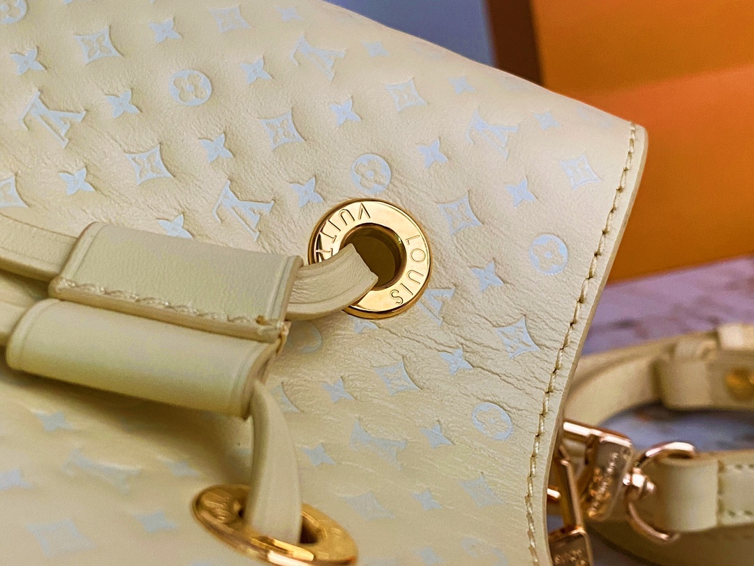 Bagsaaa L0vis Vvtt0n Neonoe BB Yellow Calfskin - 20 x 20 x 13 cm