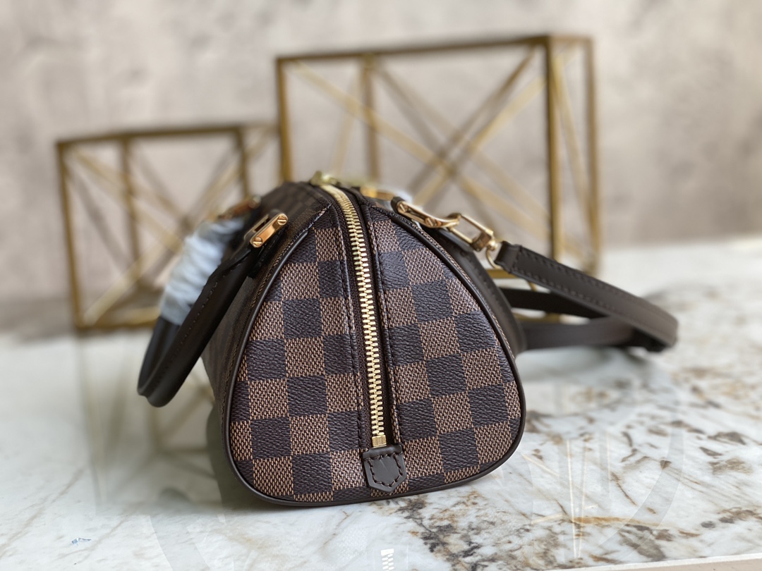 Bagsaaa L0vis Vvtt0n Mini Boston Damier - 23x14x13cm