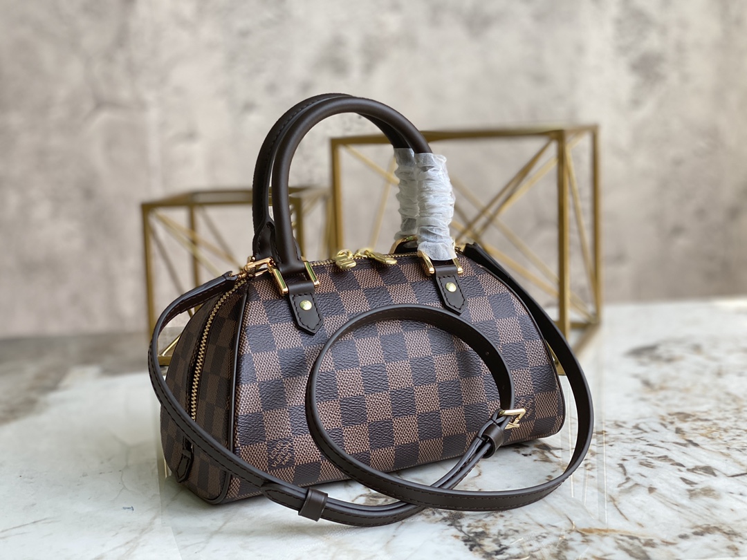 Bagsaaa L0vis Vvtt0n Mini Boston Damier - 23x14x13cm