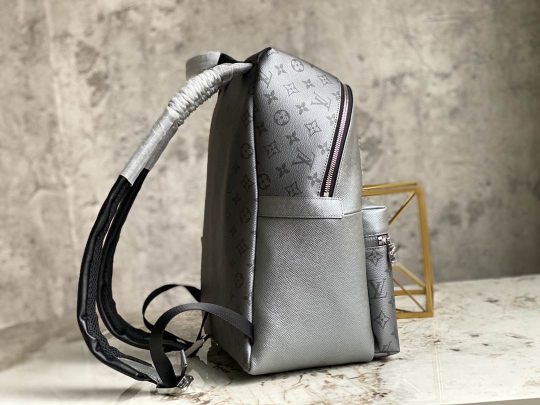 Bagsaaa L0vis Vvtt0n Discovery Backpack Grey Leather - 37 x 40 x 20