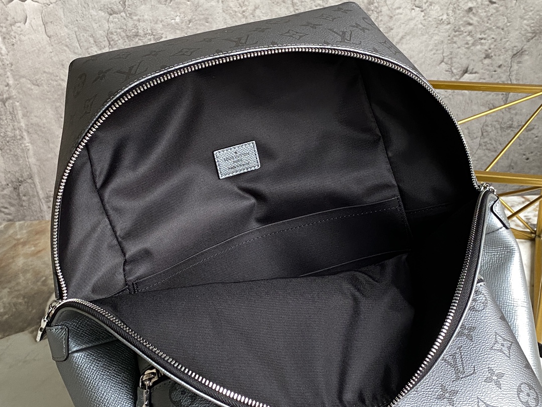 Bagsaaa L0vis Vvtt0n Discovery Backpack Grey Leather - 37 x 40 x 20