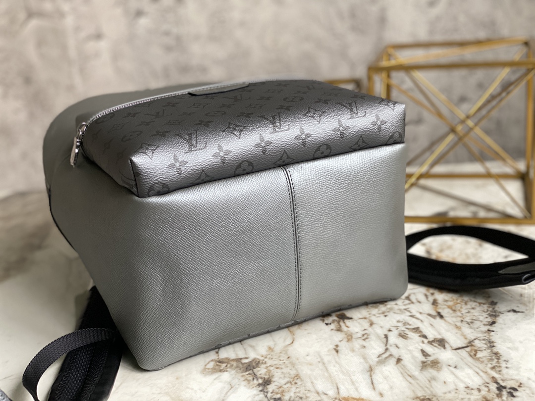 Bagsaaa L0vis Vvtt0n Discovery Backpack Grey Leather - 37 x 40 x 20