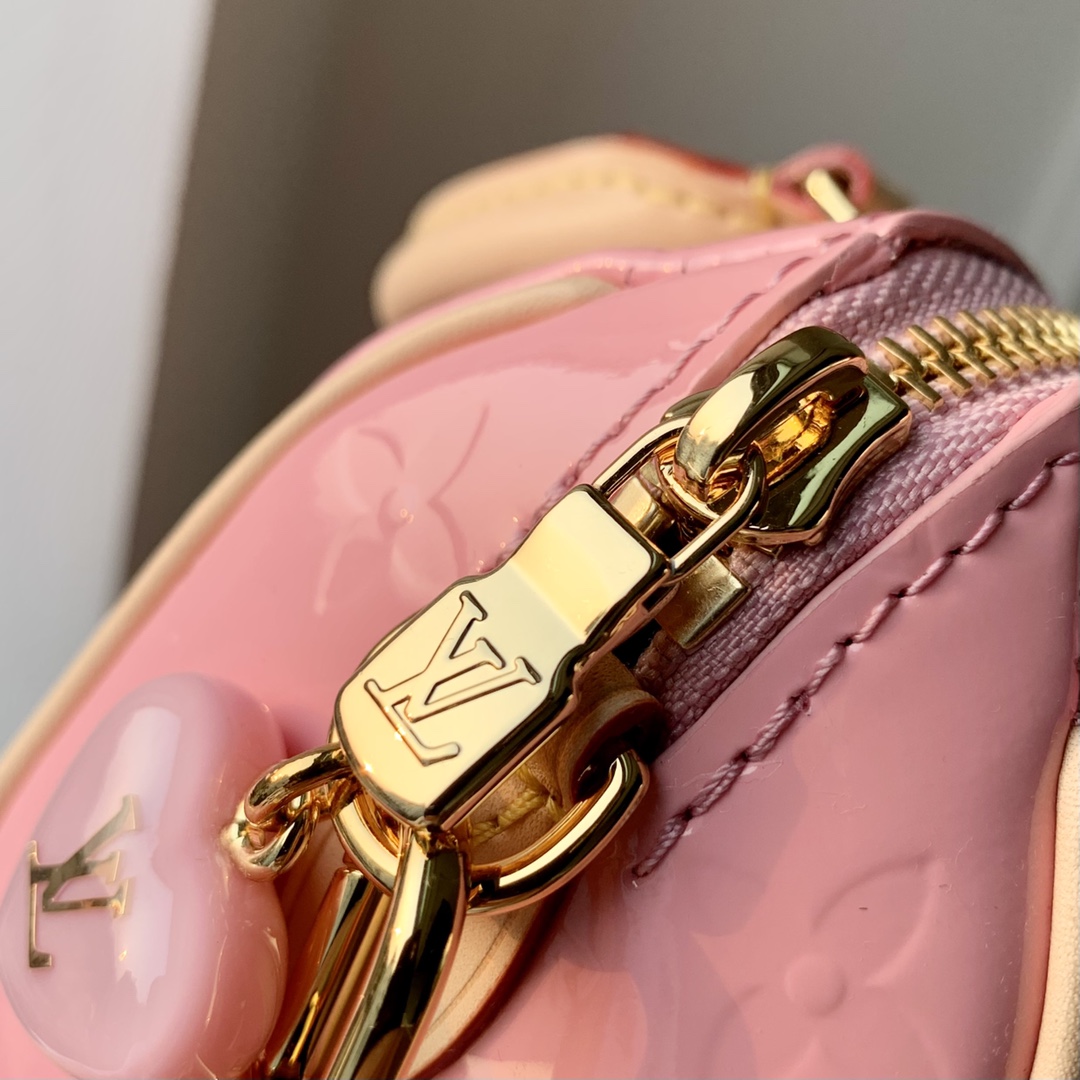 Bagsaaa L0vis Vvtt0n Nano Speedy Mochi Pink - 16 x 10 x 7.5 cm