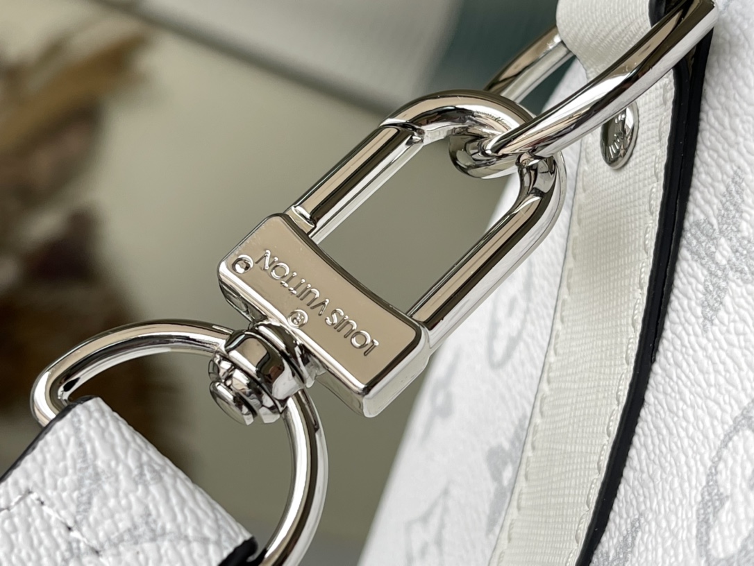 Bagsaaa L0vis Vvtt0n Keepall Bandoulière 50 Optic White - 50 x 29 x 23 cm