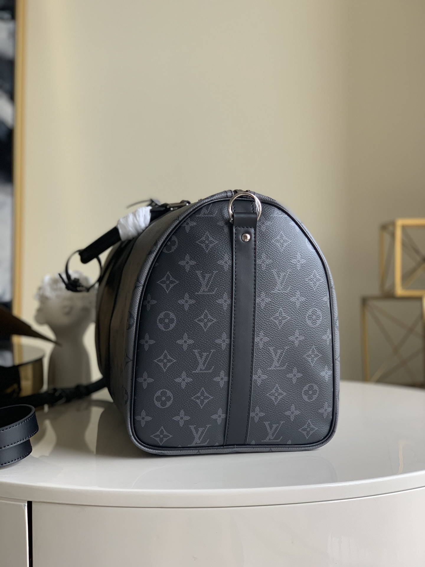 Bagsaaa L0vis Vvtt0n Keepall Bandoulière 50 Monogram Eclipse Reverse - 50.0 x 29.0 x 23.0 cm
