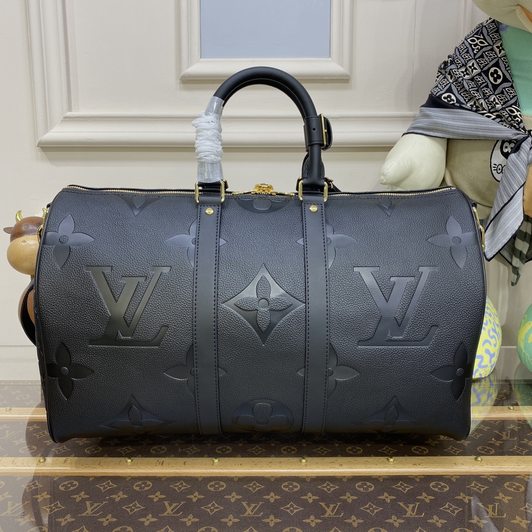 Bagsaaa L0vis Vvtt0n Keepall Bandoulière 45 Monogram Empreinte Giant - 45x27x20cm