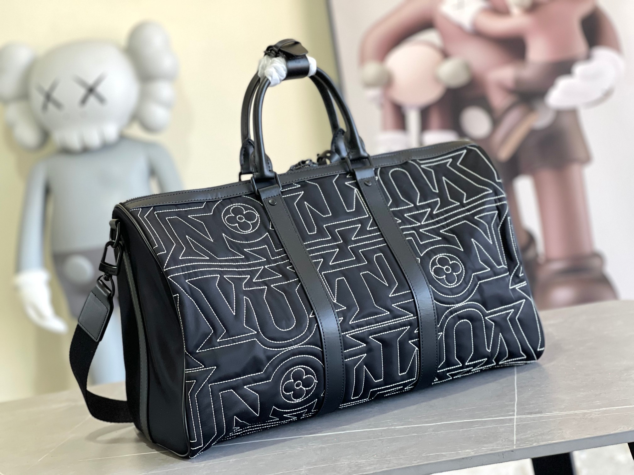 Bagsaaa L0vis Vvtt0n Keepall Bag 50B nylon material - M21428 - 50 x 29 x 23 cm