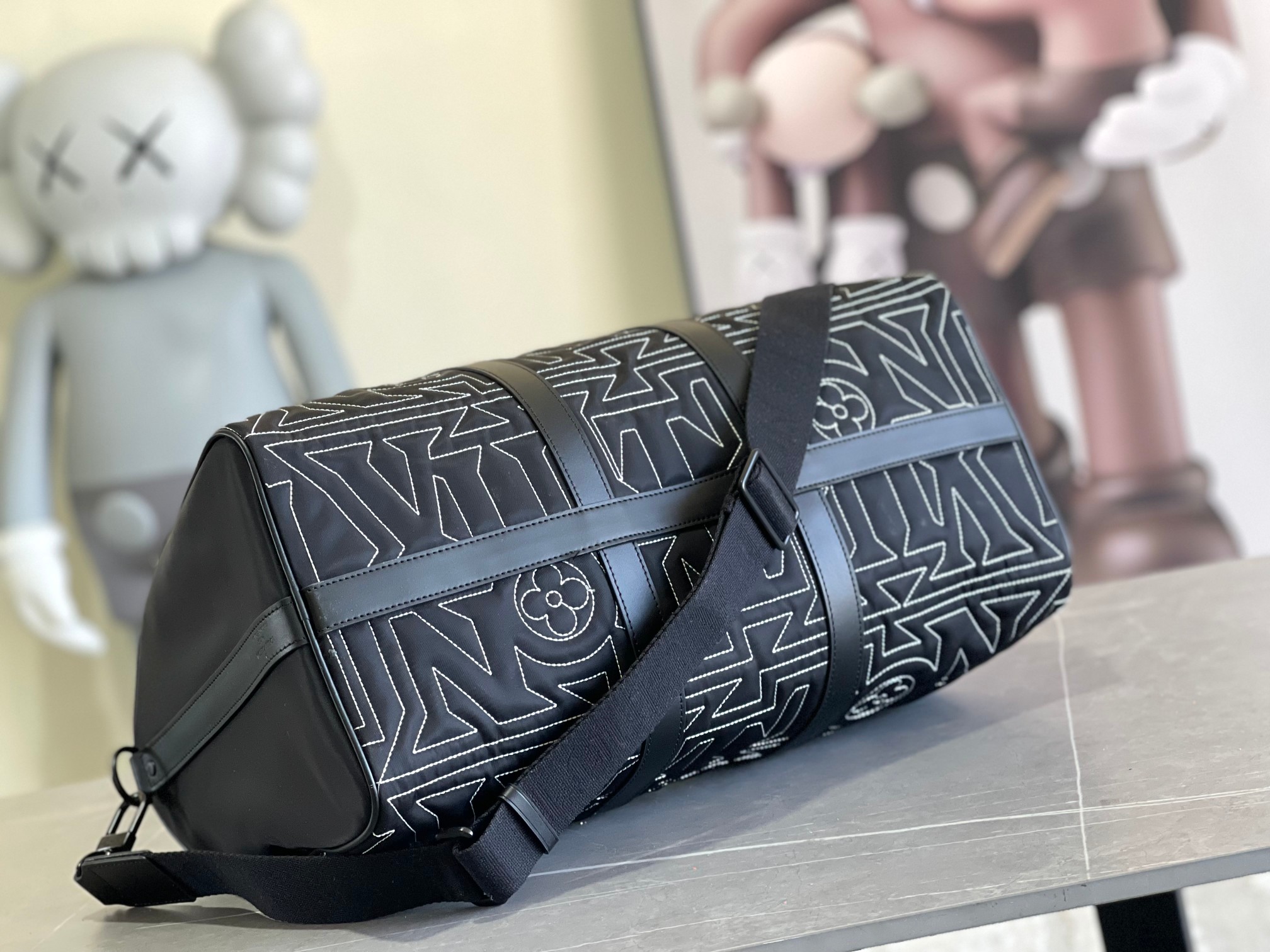 Bagsaaa L0vis Vvtt0n Keepall Bag 50B nylon material - M21428 - 50 x 29 x 23 cm