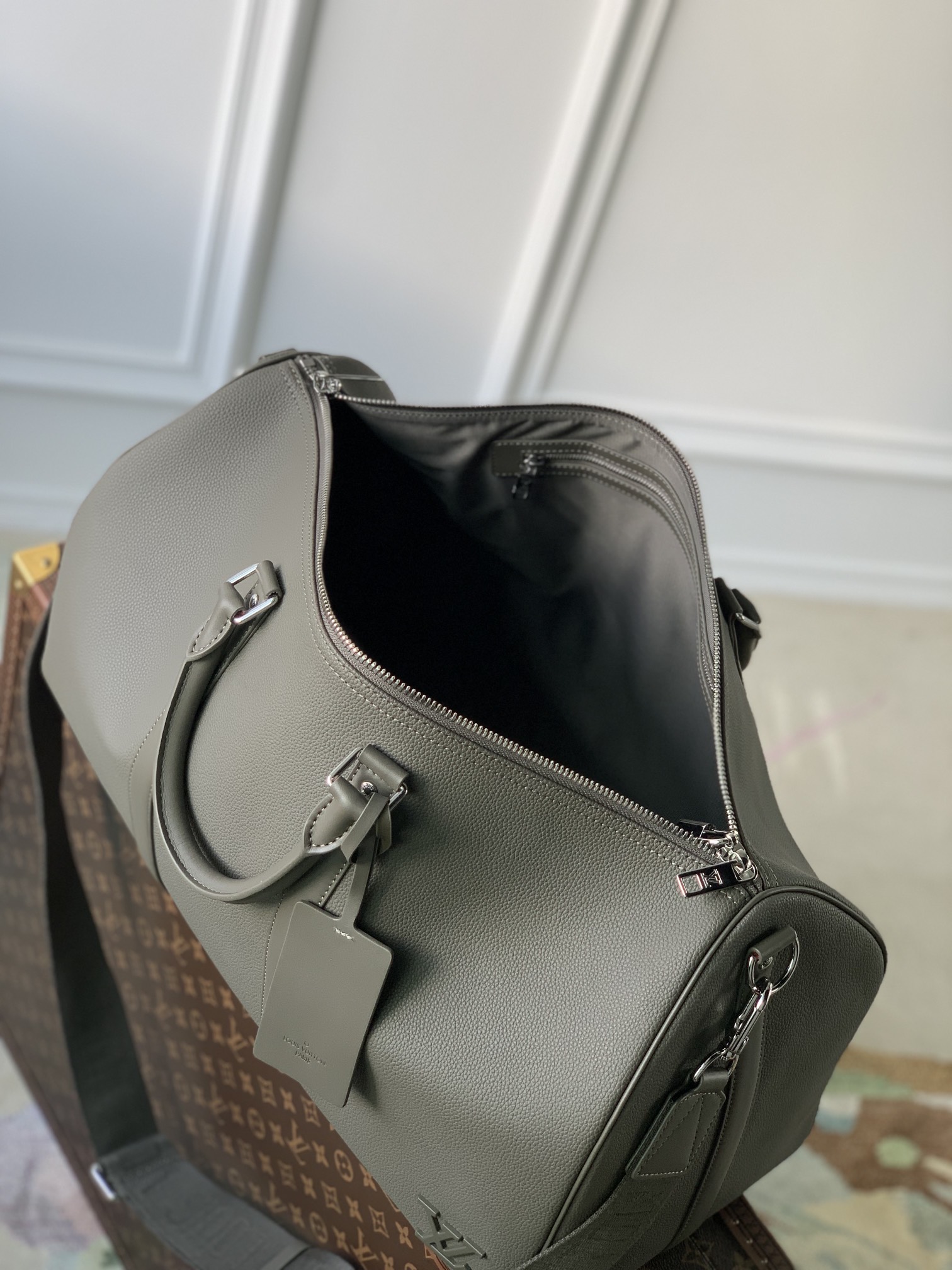 Bagsaaa L0vis Vvtt0n Keepall Bandoulière 50 Aerogram Dark Green - 50 x 29 x 23 cm