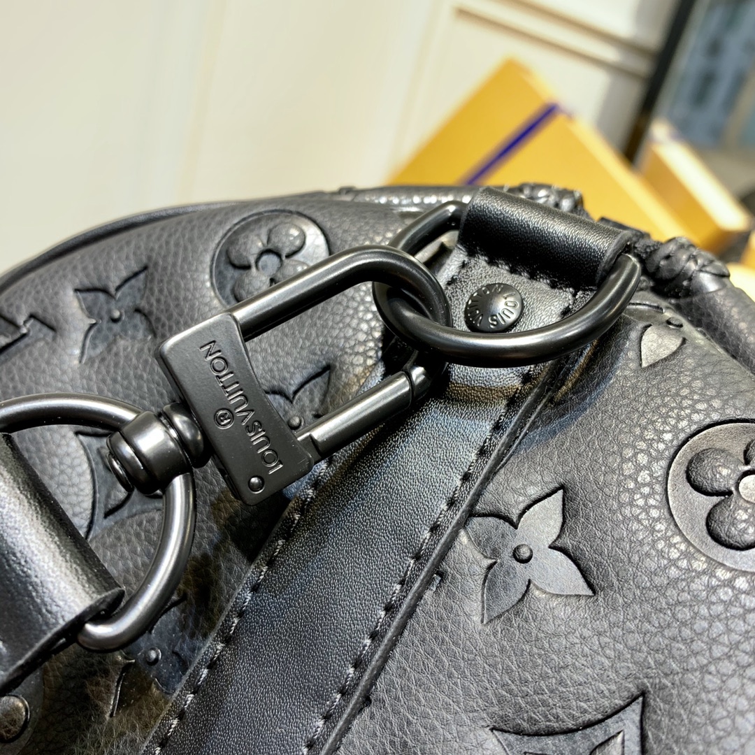 Bagsaaa L0vis Vvtt0n Keepall Monogram Black - 50 x 29 x 23 cm