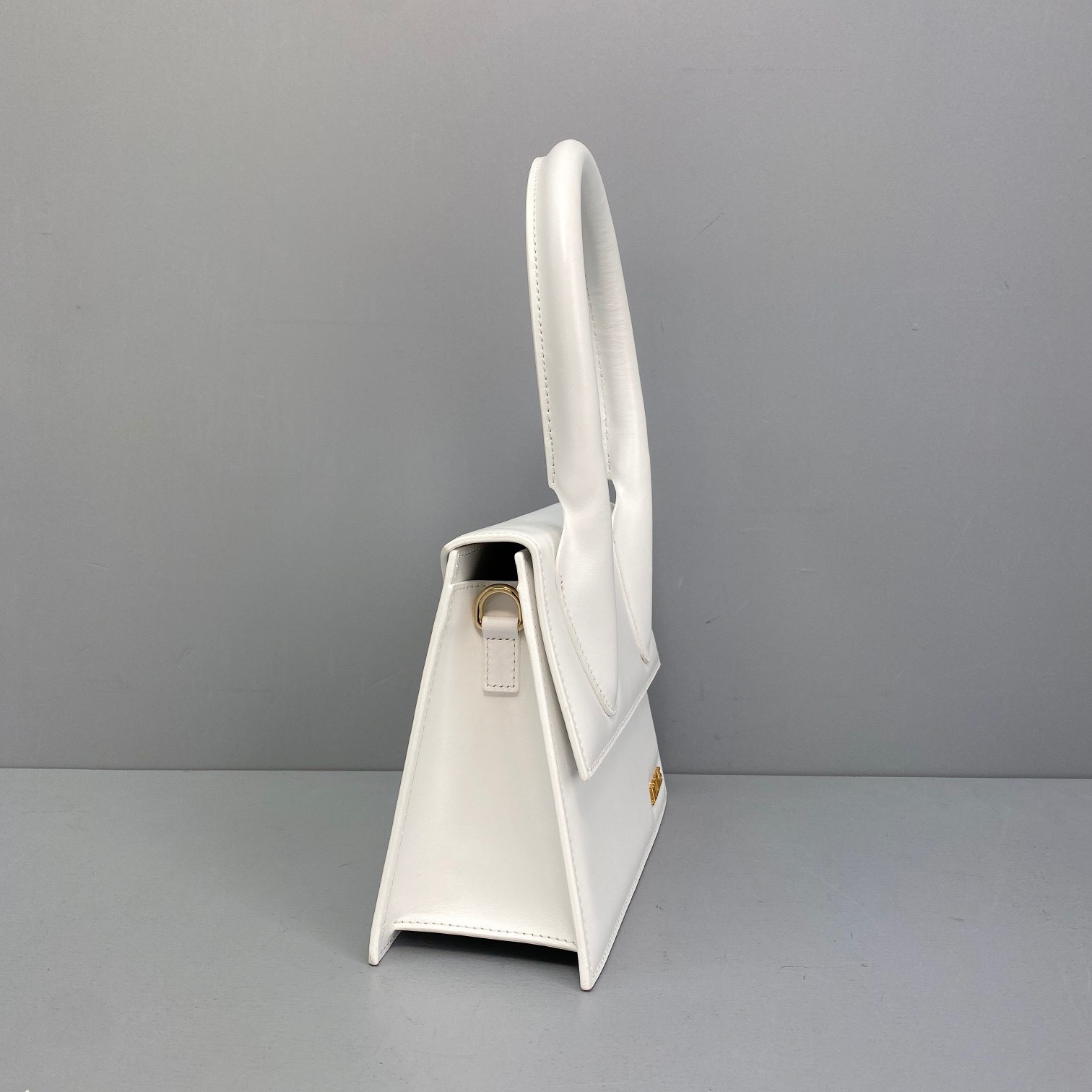 Bagsaaa Jacquemus Le Grand Chiquito White Leather - 22x18cm
