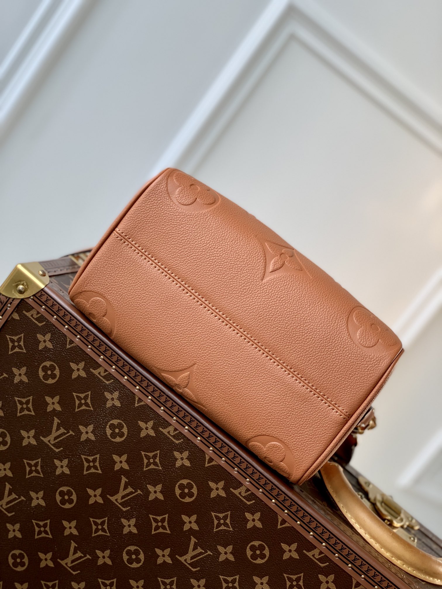 Bagsaaa L0vis Vvtt0n Speedy Bandoulière 25 Cognac - 25 x 19 x 15 cm