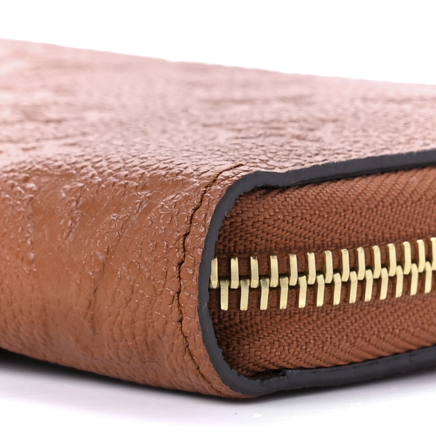 Bagsaaa L0vis Vvtt0n Zippy Wallet Cognac - 19.5 x 10.5 x 2.5 cm