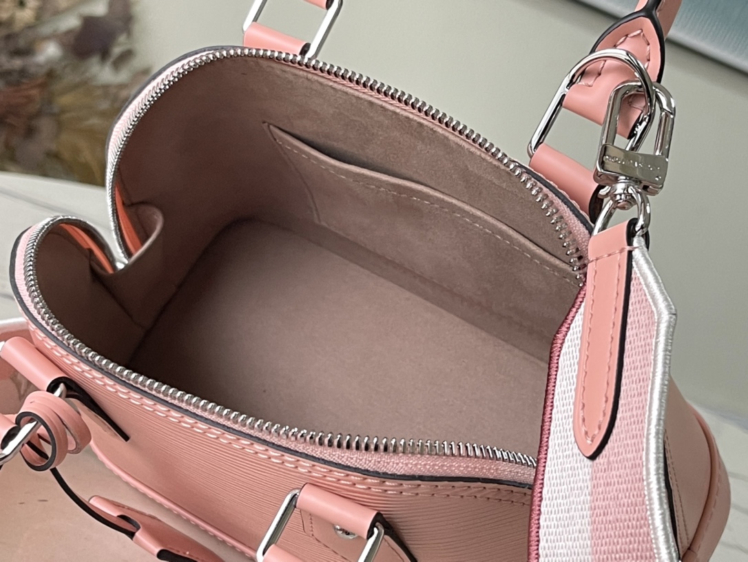 Bagsaaa L0vis Vvtt0n Alma BB In Rose Pink Epi Leather - 23.5 x 17.5 x 11.5cm
