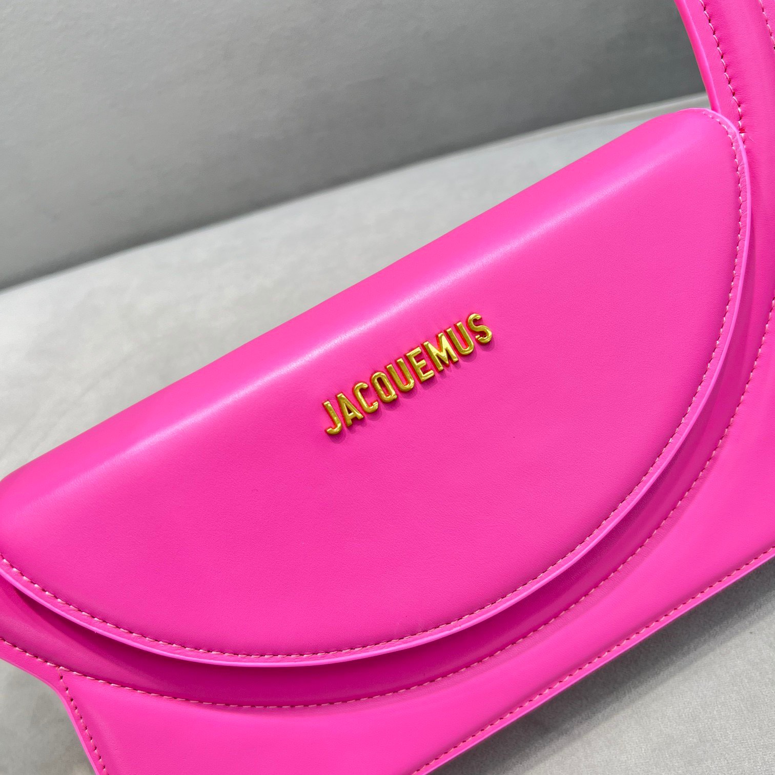 Bagsaaa Jacquemus Le Sac Rond Cirlce Bag Pink - 26 x 12.5 cm