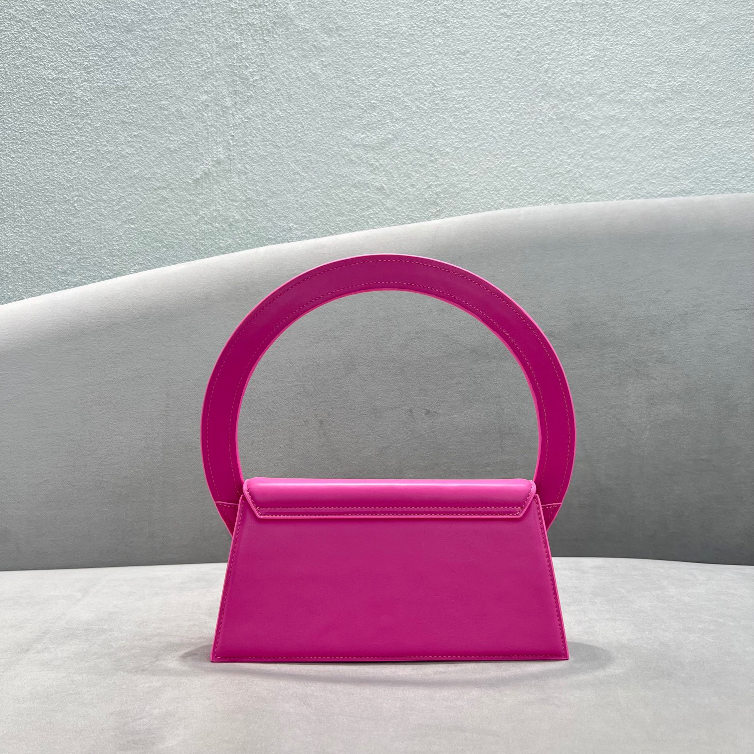 Bagsaaa Jacquemus Le Sac Rond Cirlce Bag Pink - 26 x 12.5 cm