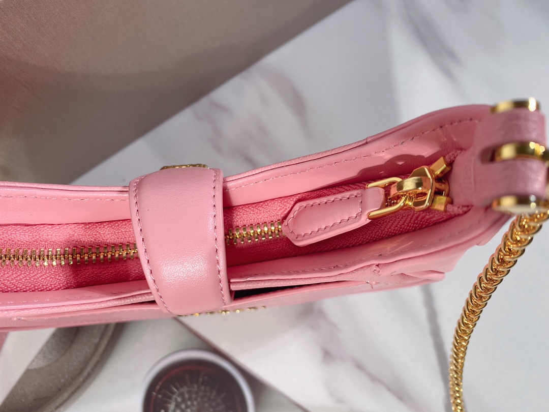 BAGSAAA Bv1g*ai SERPENTI ELLIPSE CROSSBODY PINK BAG - 19.5 x 20 x 4.5 cm