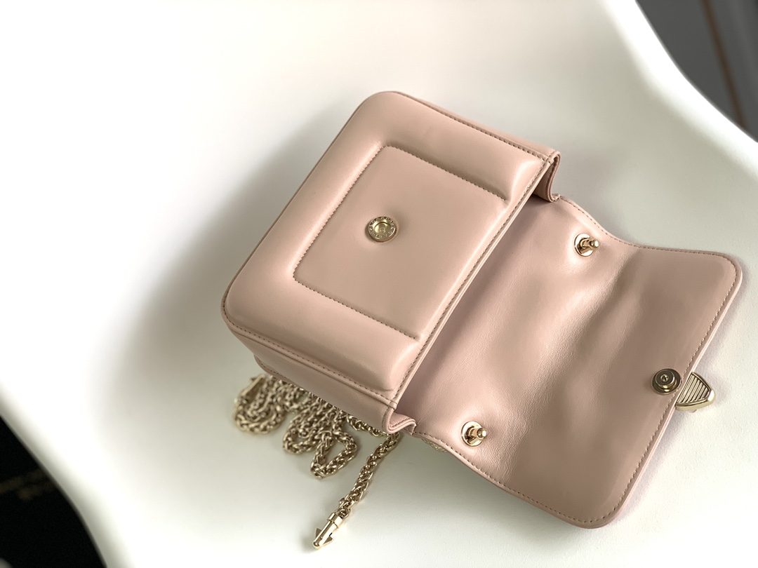 Bagsaaa Bv1g*ai x Mary Katrantzou Serpenti Pink - 19.2 X 15 X 6cm