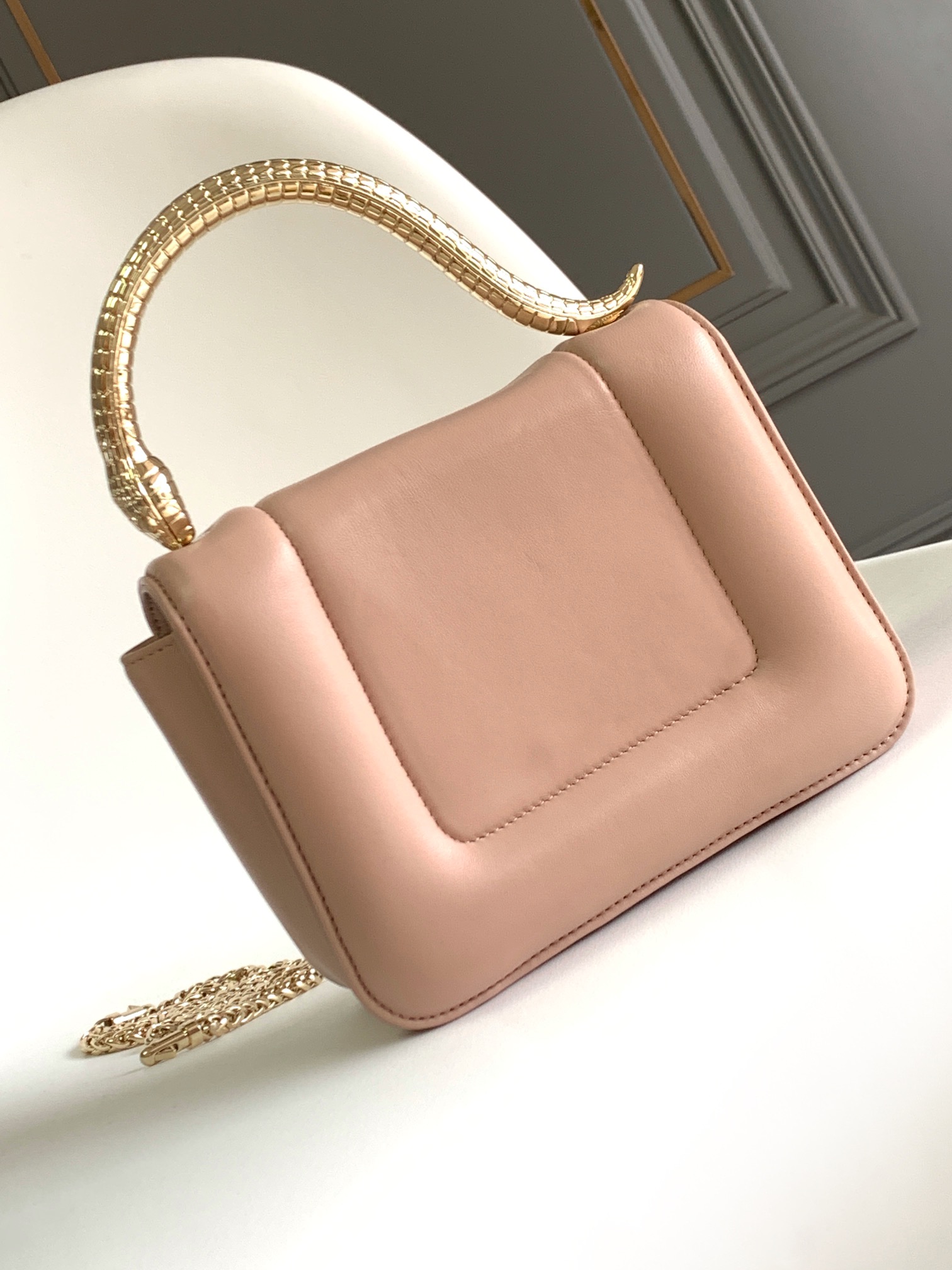 Bagsaaa Bv1g*ai x Mary Katrantzou Serpenti Pink - 19.2 X 15 X 6cm