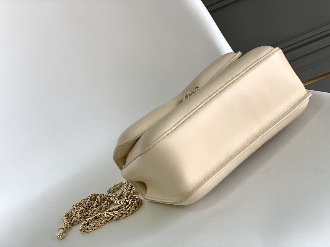 Bagsaaa Bv1g*ai x Mary Katrantzou Serpenti Off White - 19.2 X 15 X 6cm