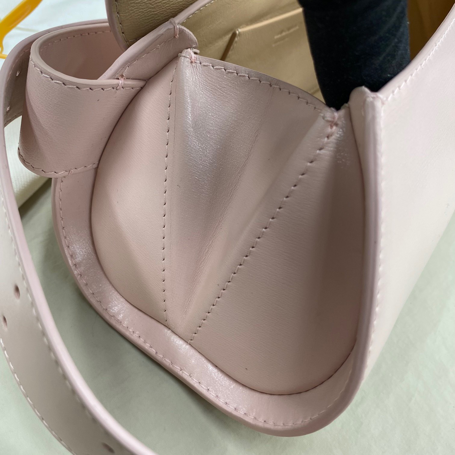 Bagsaaa Jilsander Cannolo Pink Bag - 28x13x9cm