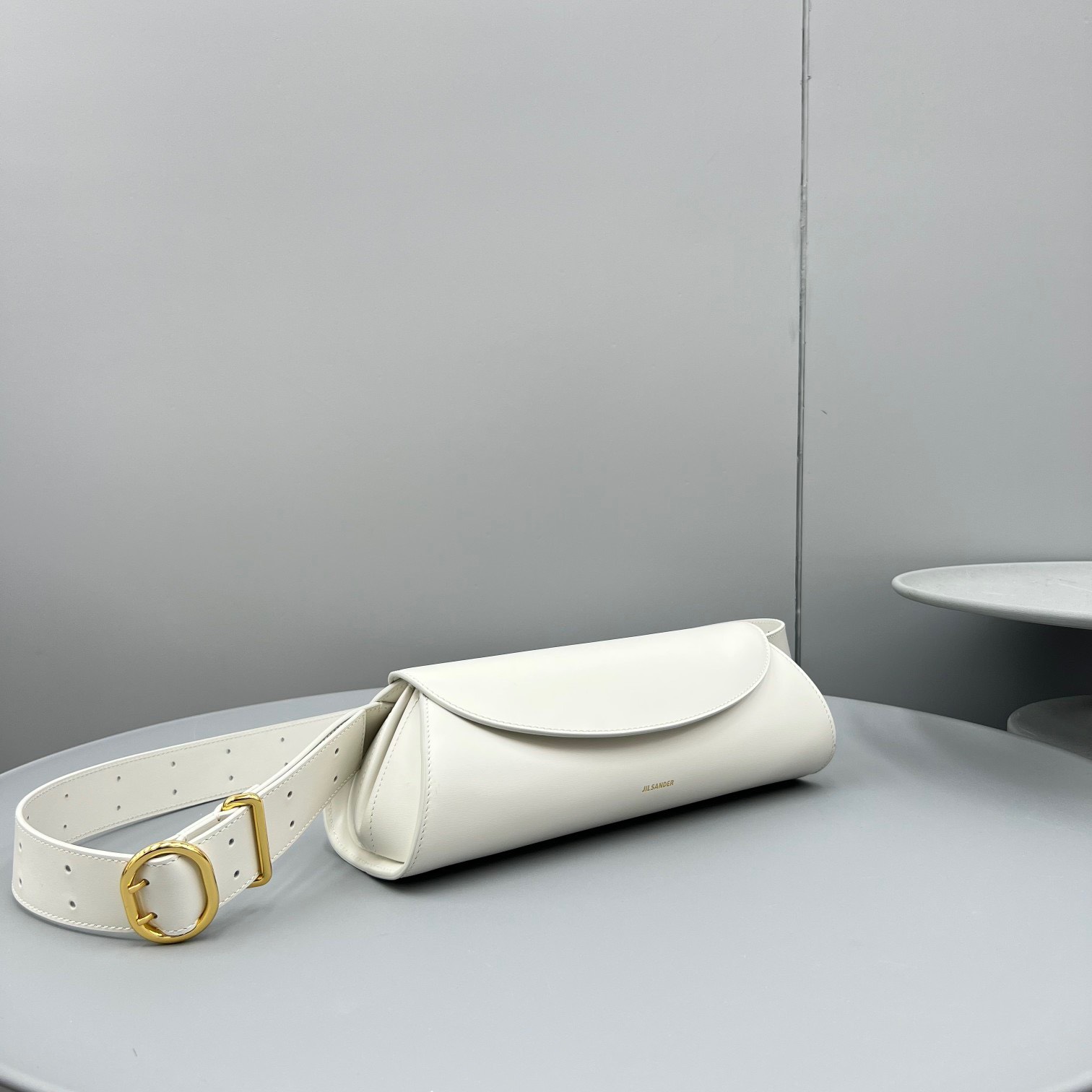 Bagsaaa Jilsander Cannolo White Bag - 28x13x9cm