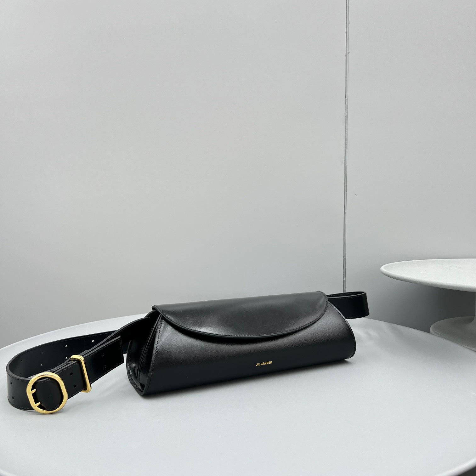 Bagsaaa Jilsander Cannolo Black Bag - 28x13x9cm