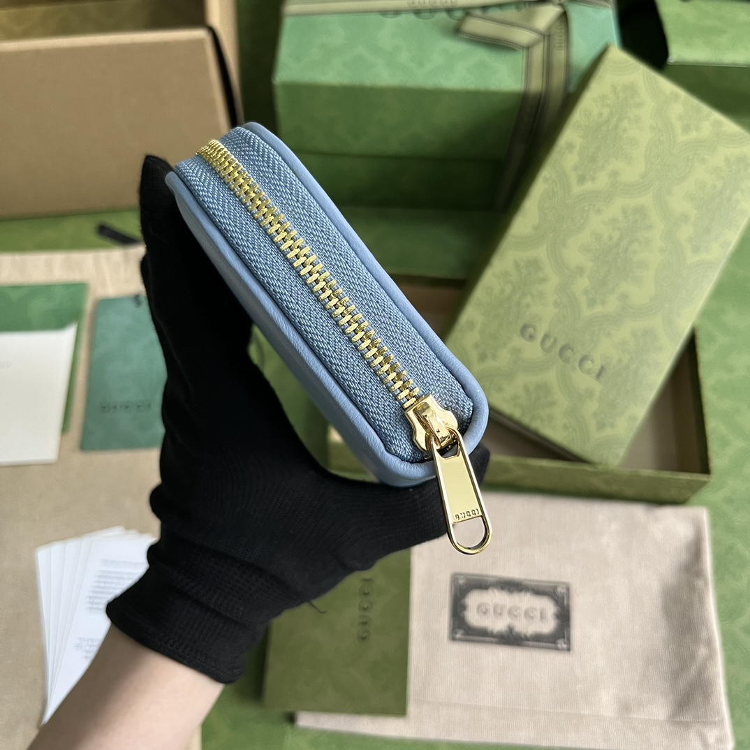 Bagsaaa Gvc*1 Blondie Long Wallet Blue - 21x11cm