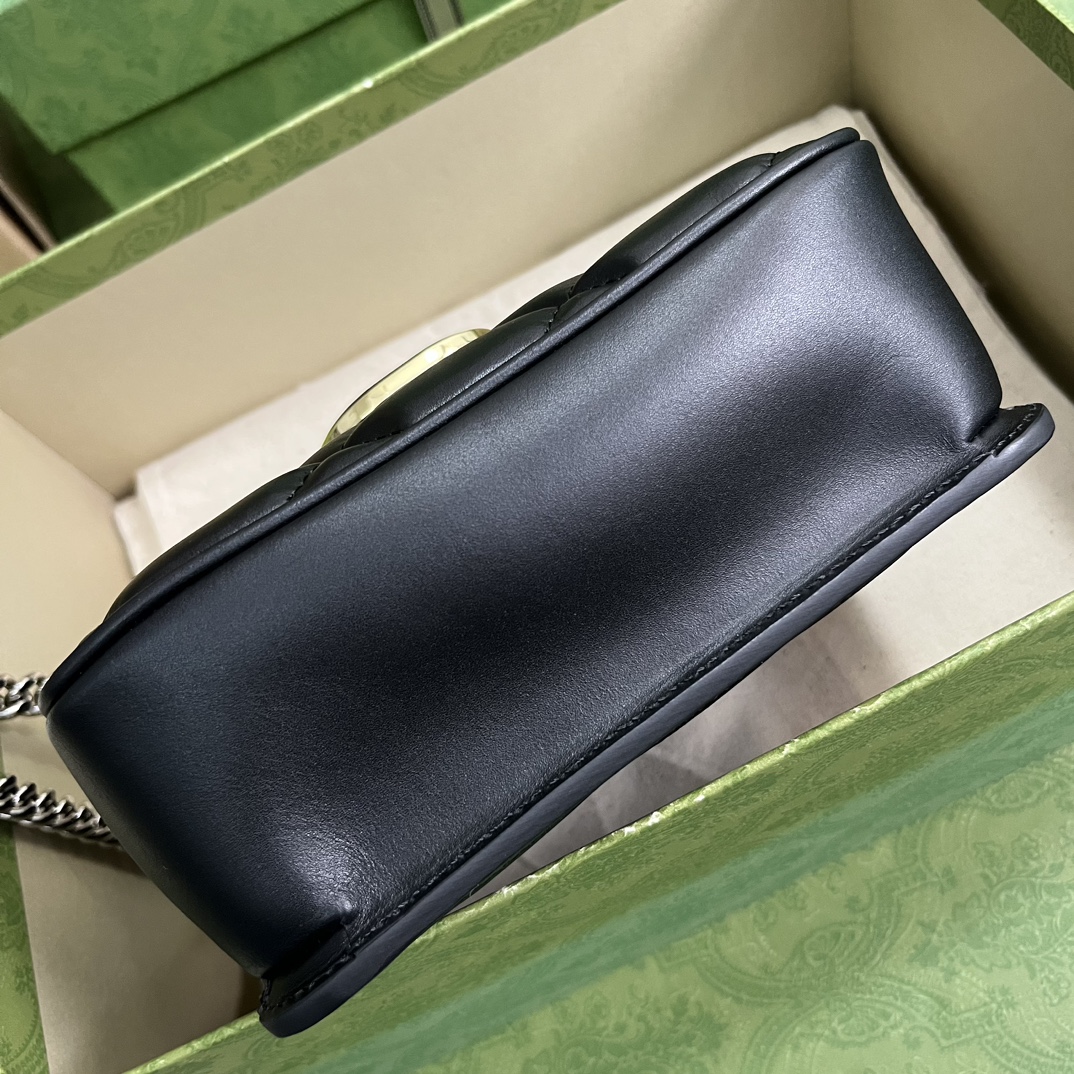 Bagsaaa Gvc*1 Deco Mini Shoulder Bag Black - W18cm x H14.5cm x D8cm