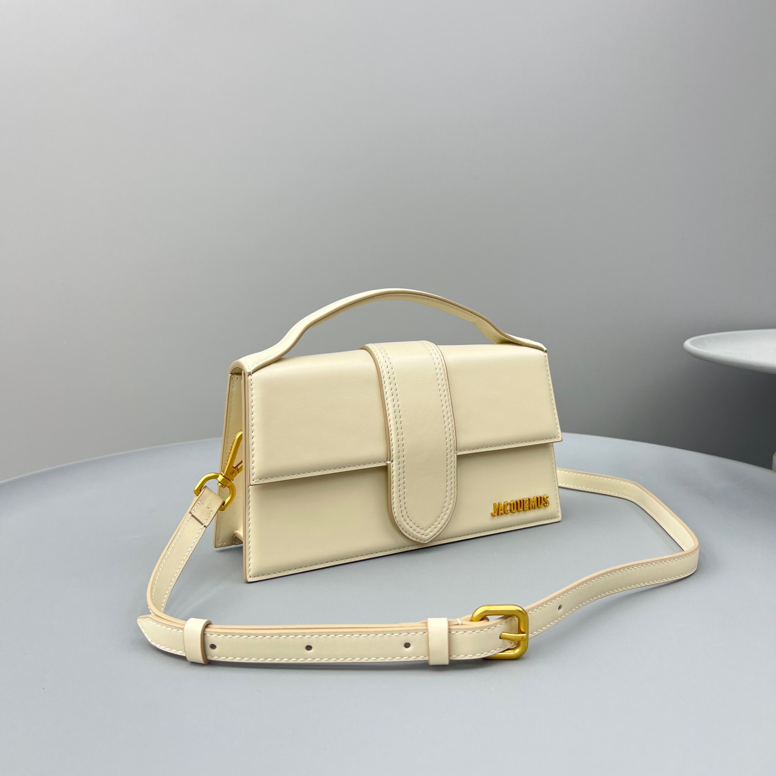 Bagsaaa Jacuqemus Bamino Le Grand Light Yellow Bag - 24x13x7cm