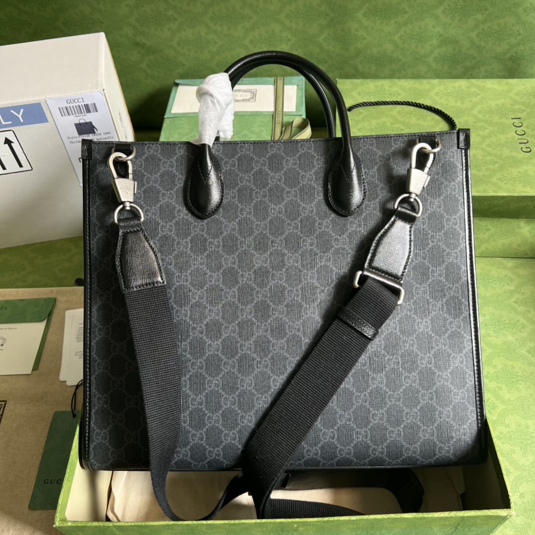 Bagsaaa Gvc*1 Medium tote bag with Interlocking G - W36cm x H38.5cm x D12cm