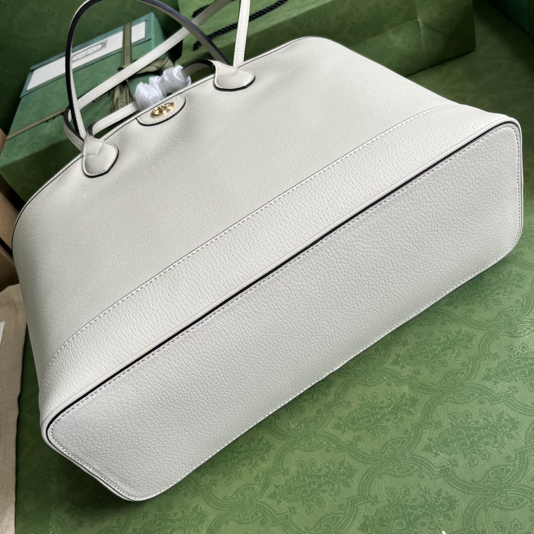 Bagsaaa Gvc*1 Ophidia medium tote white bag - W38.5cm x H28.5cm x D15cm