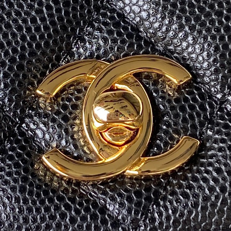 Bagsaaa Ch**el WOC Black Caviar Leather - 19cm