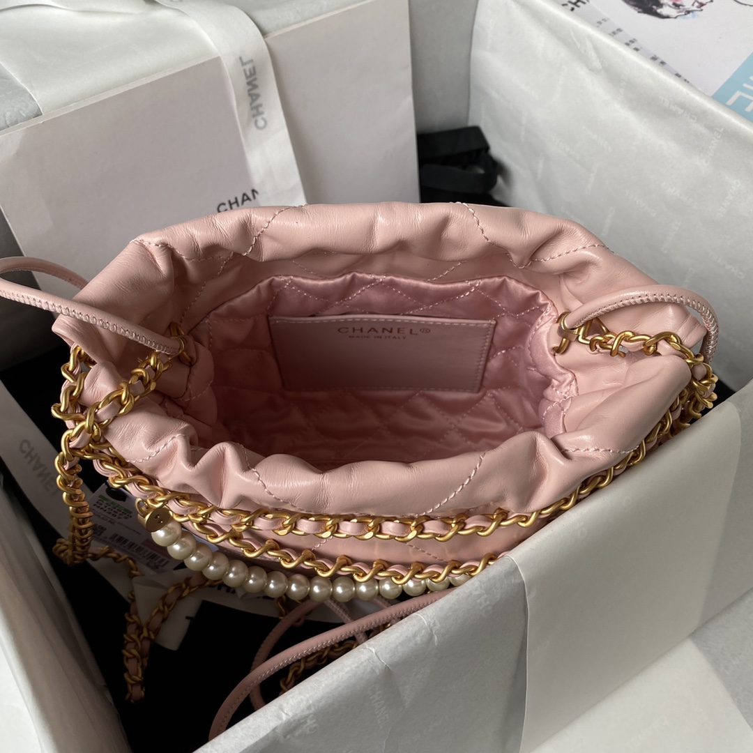 Bagsaaa Ch**el 22 Tote Mini Pink - 19-20-6cm