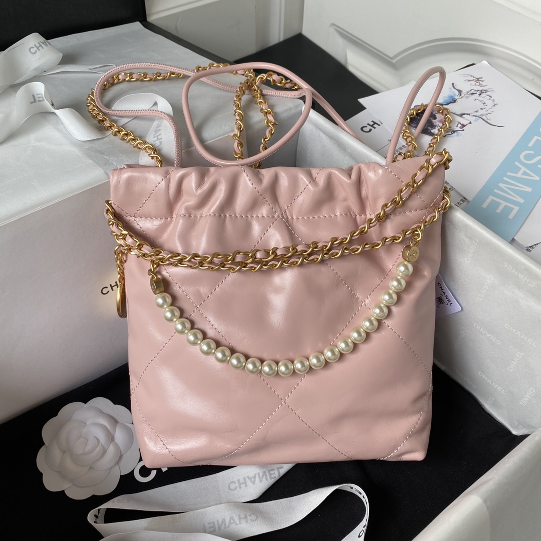 Bagsaaa Ch**el 22 Tote Mini Pink - 19-20-6cm