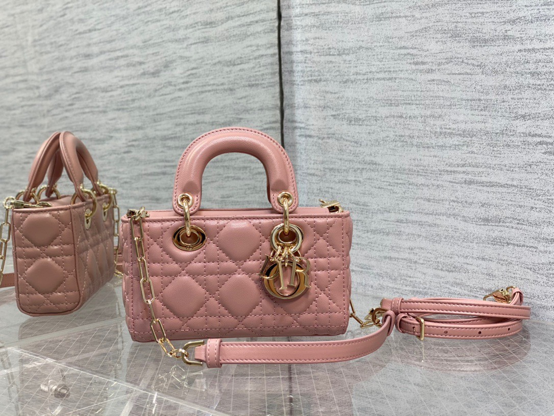 Bagsaaa D10r Lady D - Joy Micro Pink Bag - 16 x 9 x 5 cm