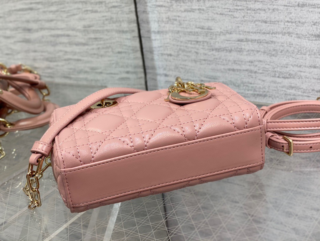 Bagsaaa D10r Lady D - Joy Micro Pink Bag - 16 x 9 x 5 cm