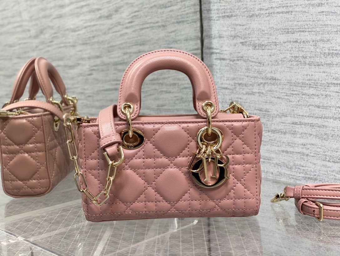 Bagsaaa D10r Lady D - Joy Micro Pink Bag - 16 x 9 x 5 cm